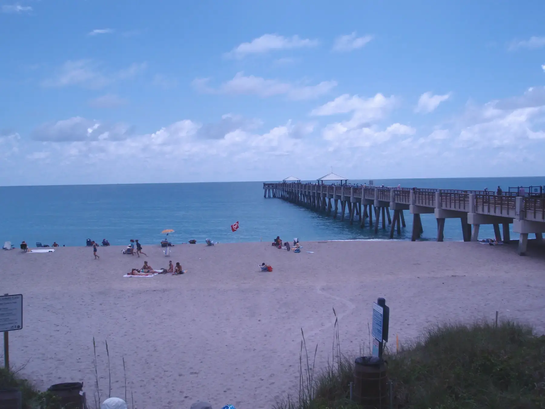 Juno Beach and the Juno Beach Pier on Florida's Atlantic coast