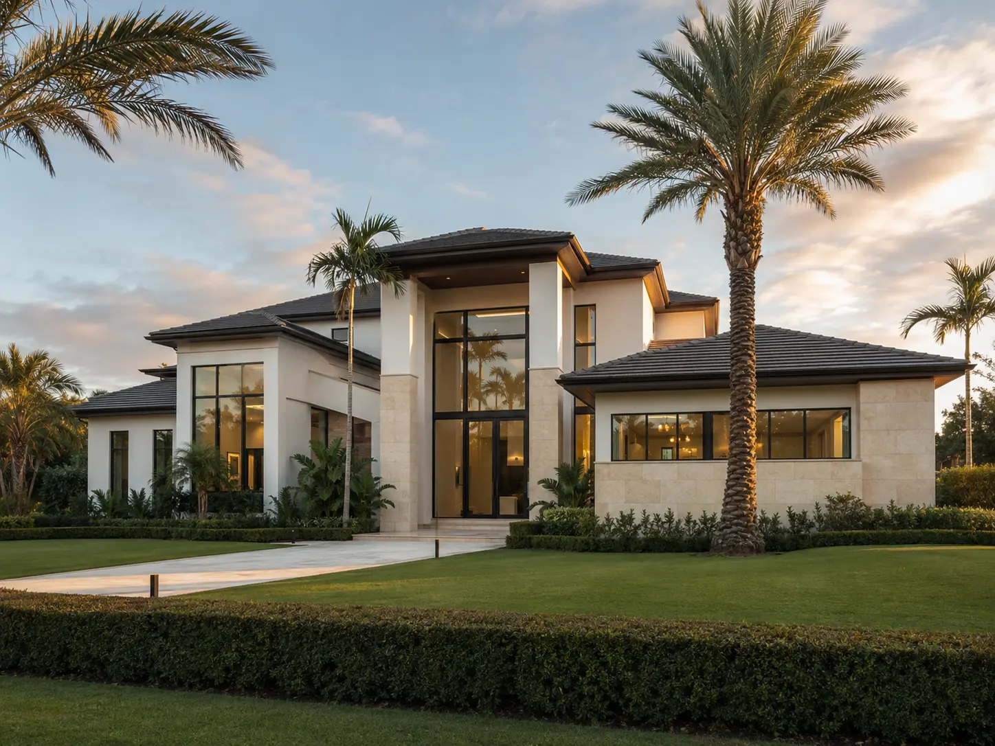 Luxury golf community residence in Palm Beach Gardens, Florida